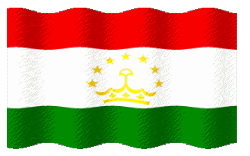 Welligkeit Tadschikistan Asien Fahnen 