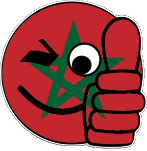 Faccina - OK Marocco Africa Bandiere 