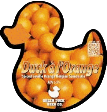 Duck à l'Orange-Duck à l'Orange Green Duck UK Bier Getränke 