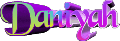 Daniyah D FEMININE - Maghreb Muslim First Names 