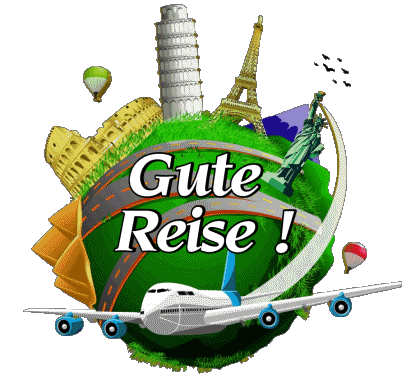04 Transparent Background Gute Reise German Messages 