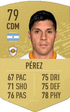 Enzo Pérez Argentina F I F A - Jugadores  cartas Vídeo Juegos Multimedia 