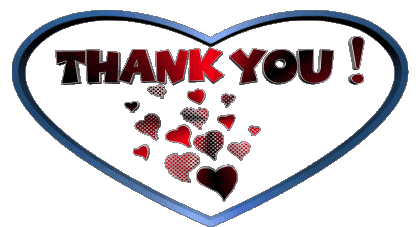 Coeur Thank You Anglais Messages 