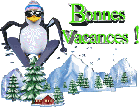 Serie 05 Bonnes Vacances Hiver Français Messages 