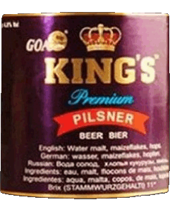 King's-Ggoa India Beers Drinks 