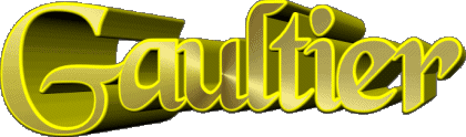 Gaultier G MANN - Frankreich Vorname 