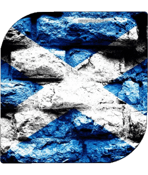 Square Scotland Europe Flags 