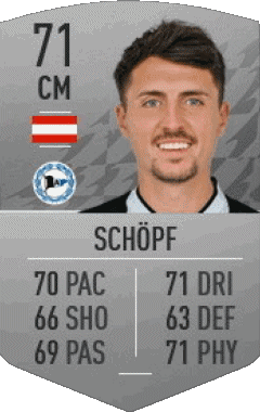 Alessandro Schöpf Autriche F I F A - Joueurs Cartes Jeux Vidéo Multi Média 