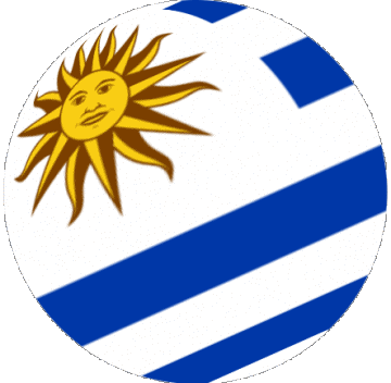 Esfera - Cubo Uruguay América Banderas 