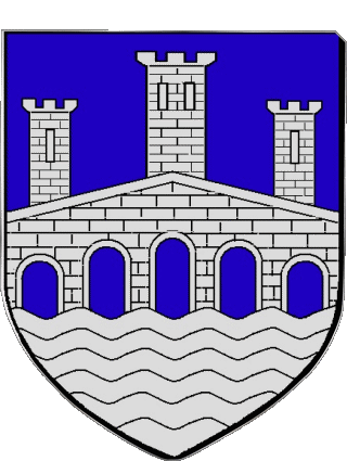 Blasone-Blasone VILLENEUVE SUR LOT 47 Dipartimenti - Città Francia Bandiere 