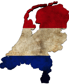 Map Netherlands Europe Flags 