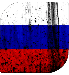 Quadrato Russia Europa Bandiere 