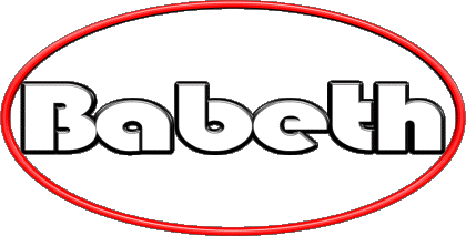 Babeth B WEIBLICH - Frankreich Vorname 