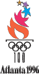 1996-1996 Logo Storia Olimpiadi Sportivo 