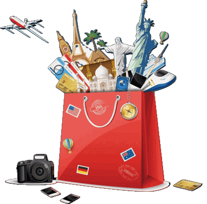 01 Transparent Background Gute Reise German Messages 