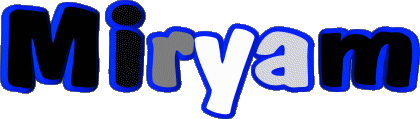 Miryam M FEMMINILE - Maghreb Musulmano Nome 