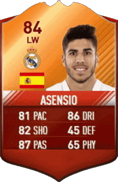 Marco Asensio Willemsen Spain F I F A - Card Players Video Games Multi Media 