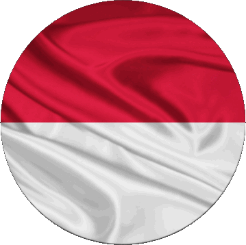 Runde Monaco Europa Fahnen 