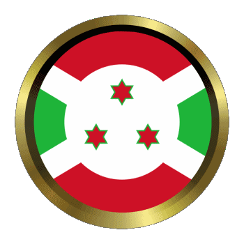 Round - Rings Burundi Africa Flags 