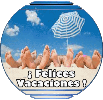 02 Fond Transparent Felices Vacaciones Espagnol Messages 