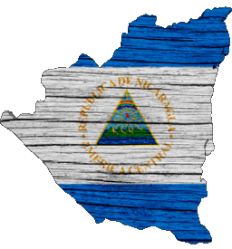 Carte Nicaragua Amériques Drapeaux 