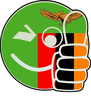 Smiley - OK Zambie Afrique Drapeaux 