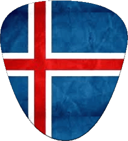 Forme Islande Europe Drapeaux 