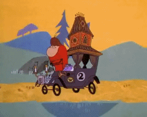 Motors Race Video GIF - 11 Wacky Races Cartoons TV Filme Multimedia 
