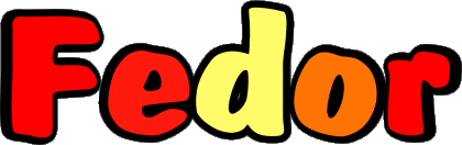 Fedor F MASCULINE - German First Names 