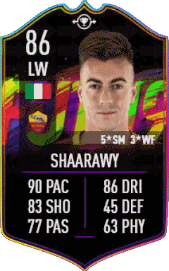 Stephan El Shaarawy Italia F I F A - Giocatori carte Videogiochi Multimedia 