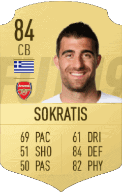 Sokratis Papastathopoulos Greece F I F A - Card Players Video Games Multi Media 