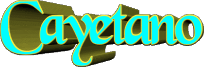 Cayetano C MASCULIN - Espagne Prénoms 