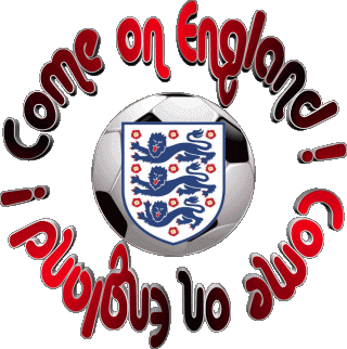 Soccer Come on England English Messages 