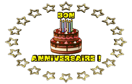 001 Gateaux Bon Anniversaire French Messages 