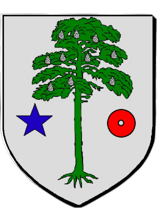 Blasón-Blasón LONS 64 Departamentos - Ciudades Francia Banderas 