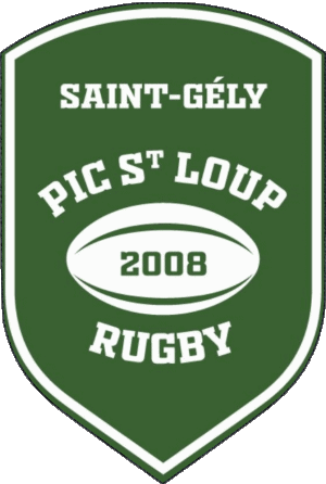 Saint Gély Pic Saint Loup RC Dept 34 Rugby Club Francia Logo Deportes 
