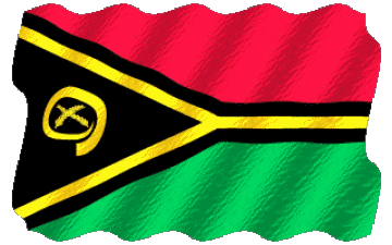 Ondulación Vanuatu Oceanía Banderas 