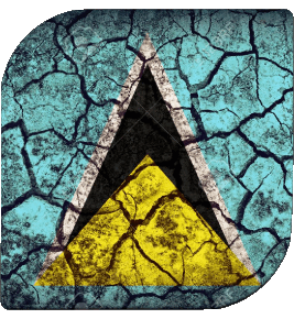 Quadrato Santa Lucia America Bandiere 