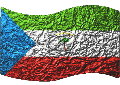 Rectangle Guinée Equatorial Afrique Drapeaux 