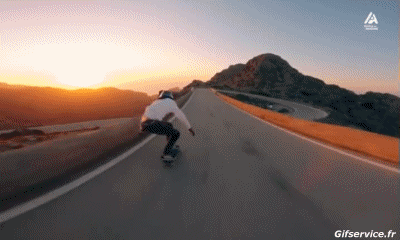 Road Down Hill Fun Win Skateboard Sportivo Umorismo -  Fun 