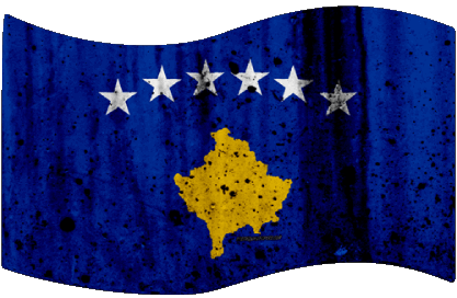 Rectángulo Kosovo Europa Banderas 