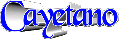 Cayetano C MANN  - Spanien Vorname 