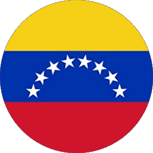 Rond Vénézuéla Amériques Drapeaux 