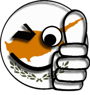 Smiley - OK Chypre Europe Drapeaux 
