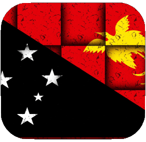 Platz Papua Neu-Guinea Ozeanien Fahnen 