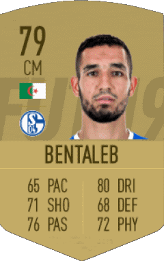 Nabil Bentaleb Algérie F I F A - Joueurs Cartes Jeux Vidéo Multi Média 