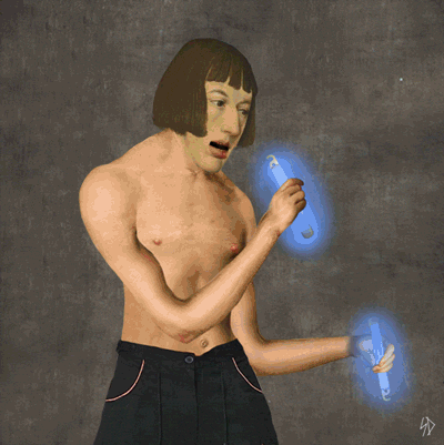 Scorpion Dagger GIF Artists Humor -  Fun 