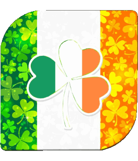 Platz Irland Europa Fahnen 