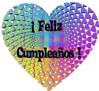 012 Corazón Feliz Cumpleaños Spanisch Nachrichten 