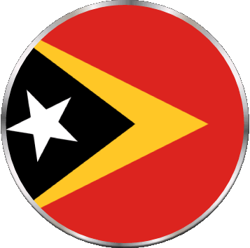 Tondo Timor Est Asia Bandiere 